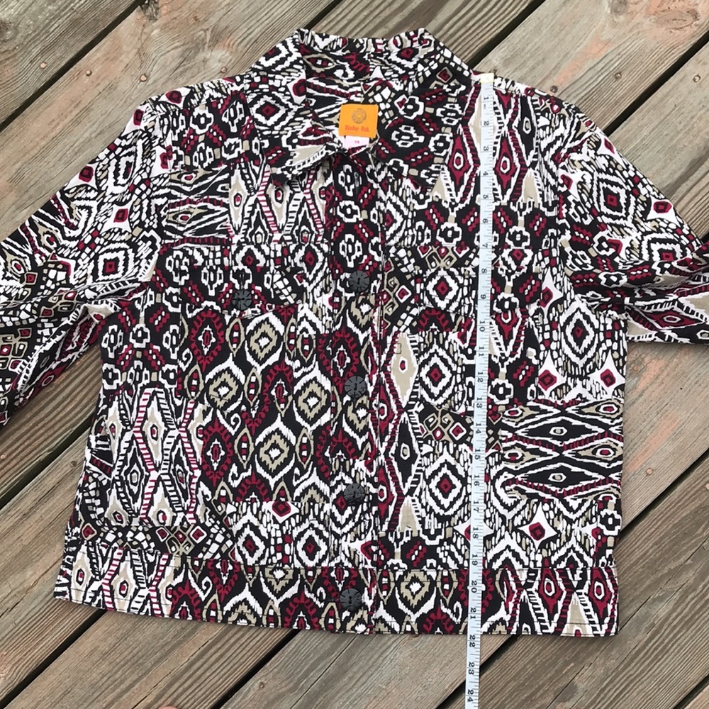 Colorful Ruby Rd loose jacket 14 - Picture 9 of 9